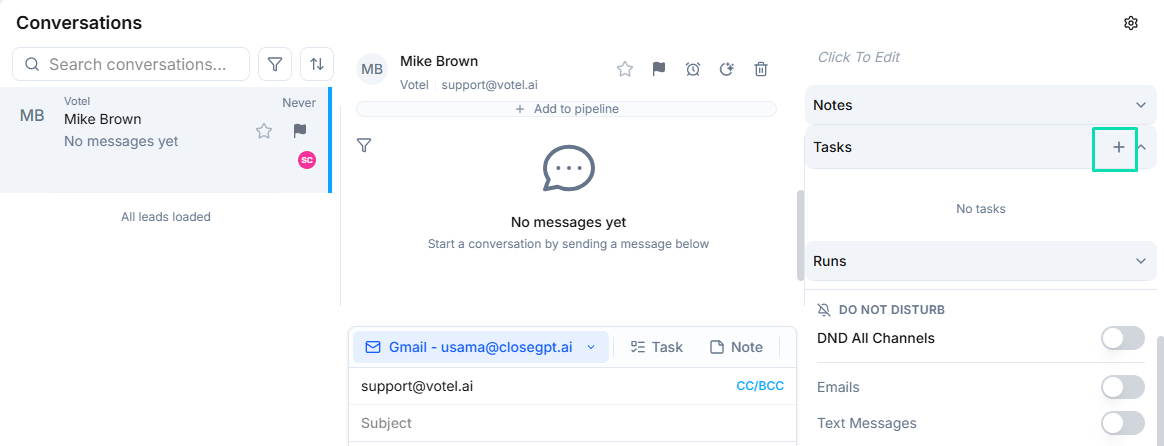 How Tasks Are Created - From conversations